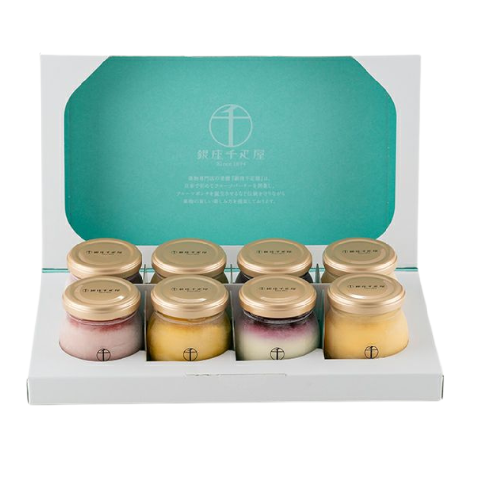 銀座千疋屋 銀座プリン詰合せ8個